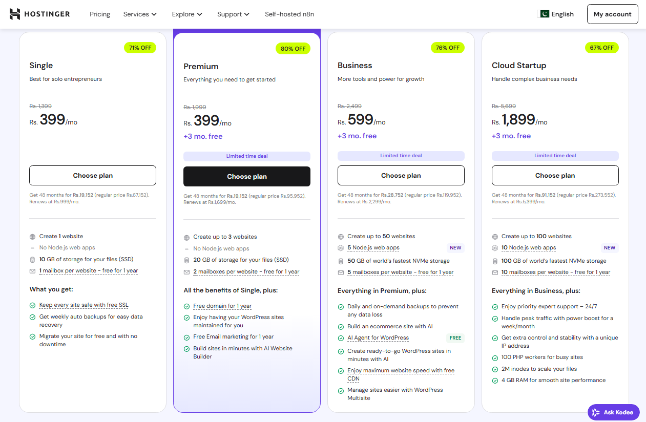 Hostinger Hosting Review 2026: Fast, Affordable & Perfect for Beginners 🚀 screenshot 2026 01 28 010413